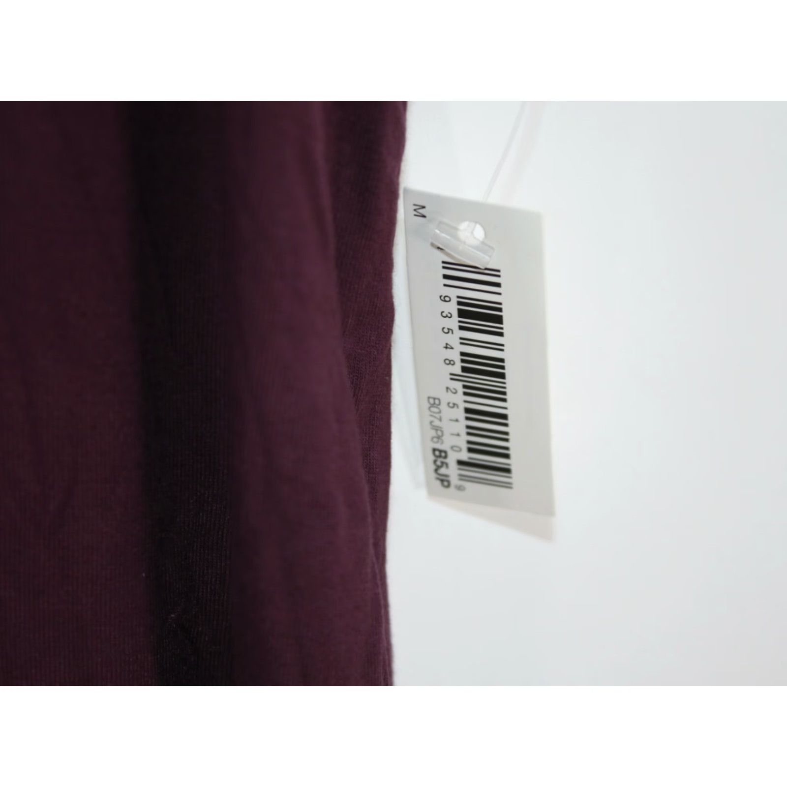 Essentials Essentials Solid Maroon Tank Top Womens Medium Sleeveless Round Neck Casual Size M / US 6-8 / IT 42-44 - 6 Thumbnail