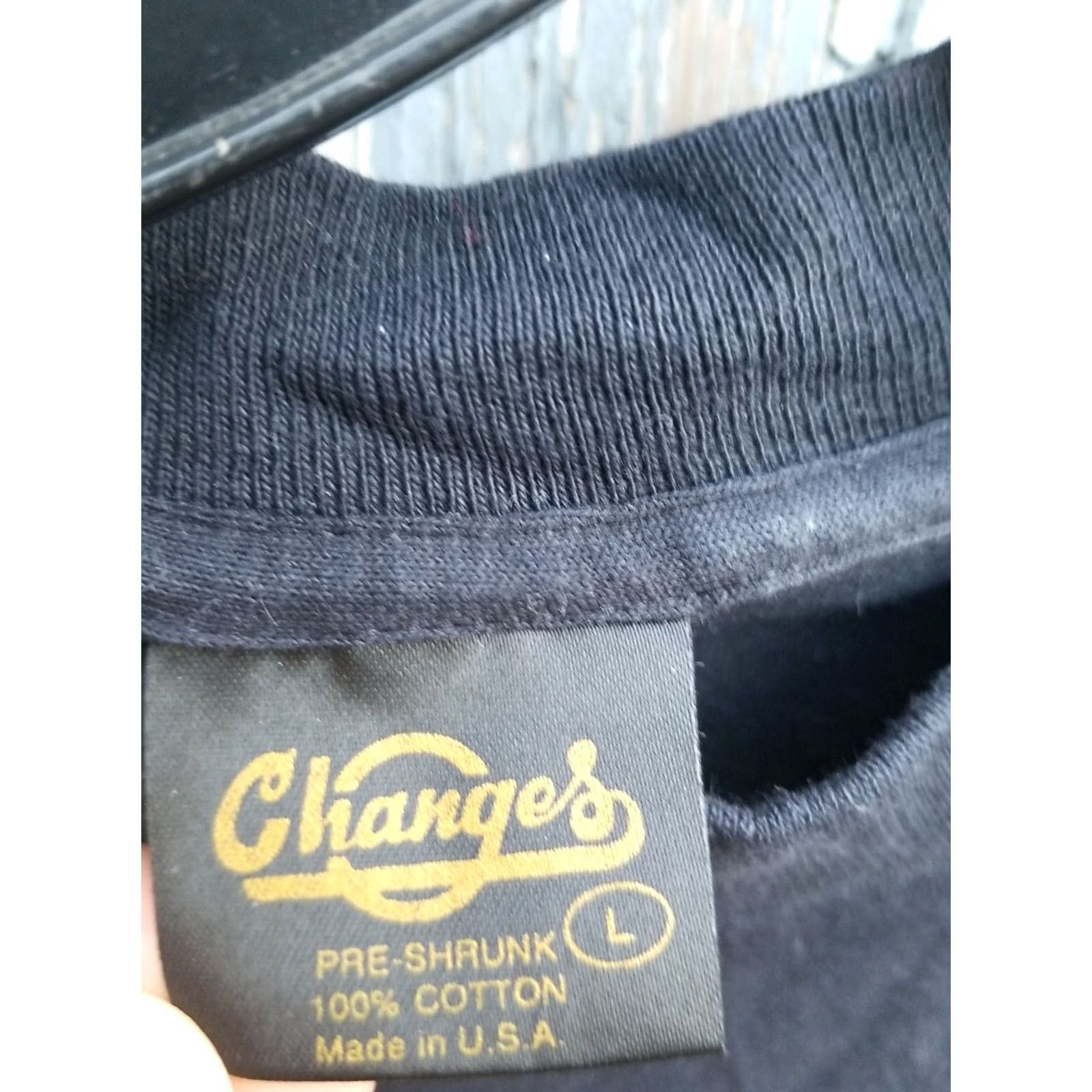 Changes VINTAGE Hercules Kevin Sorbo The Ultimate Warrior Shirt L Black 100% Cotton Logo 90s Mens Size US L / EU 52-54 / 3 - 2 Thumbnail