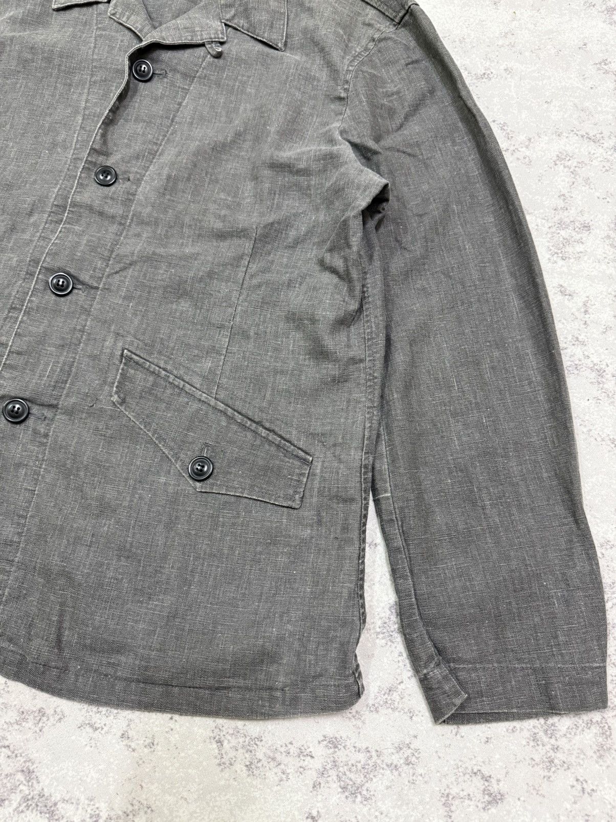 Smith's American Smith’s American Chambray Faded Black Washed Worker Jacket Size US M / EU 48-50 / 2 - 5 Thumbnail