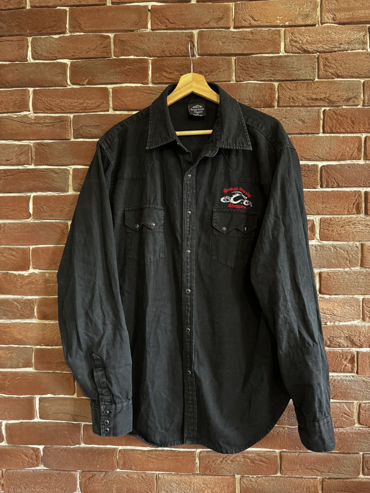 Vintage Rare Orange County Choppers Vintage Button Shirt Motorcycle Size US XL / EU 56 / 4 - 1 Thumbnail