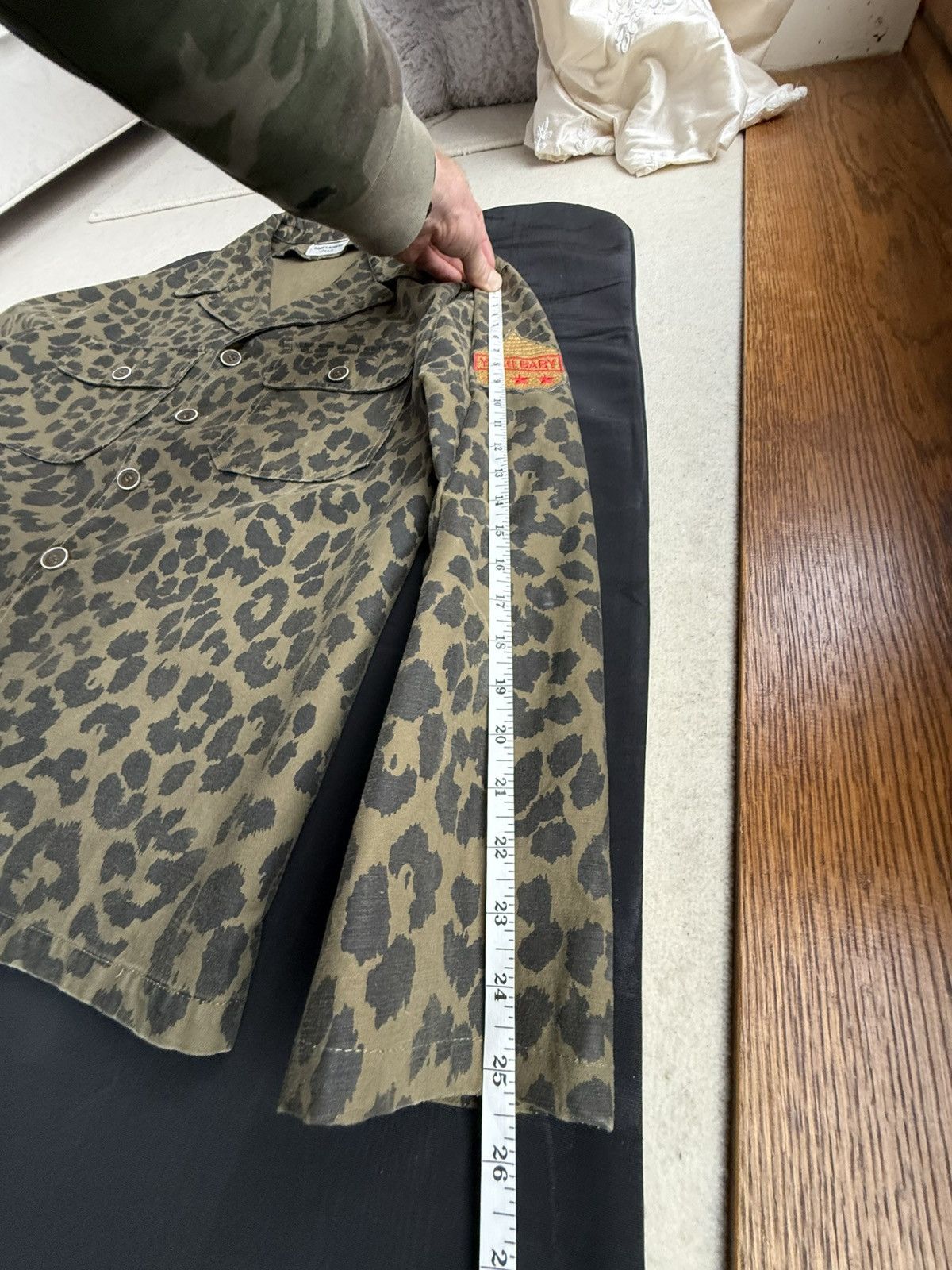 Saint Laurent Paris SS16 Saint Laurent yeah baby babycat leopard jacket 54 XL Size US L / EU 52-54 / 3 - 10 Thumbnail