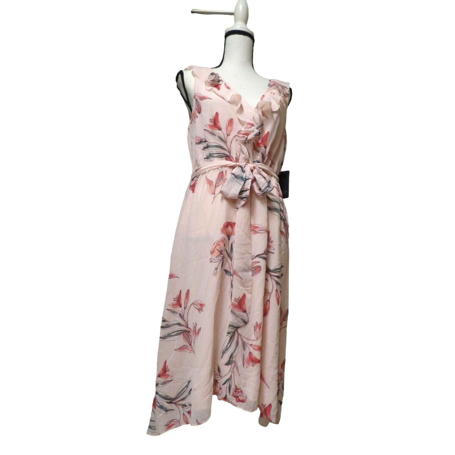 Other $129.00 RACHEL Rachel Roy Odele Ruffle Dress, Size L, Pink Size L / US 10 / IT 46 - 2 Thumbnail