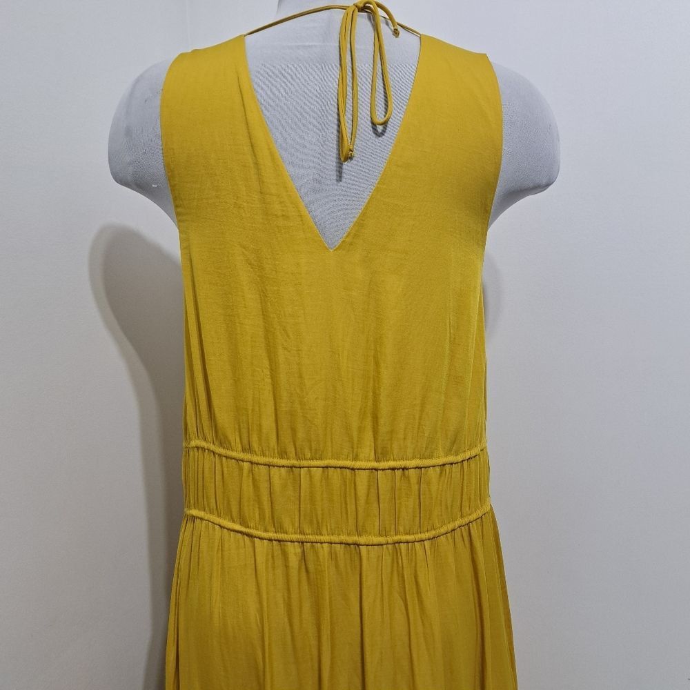 Anthropologie Anthropologie Dolan Goldenrod Boho Tiered Sleeveless Maxi Dr Size M / US 6-8 / IT 42-44 - 11 Thumbnail