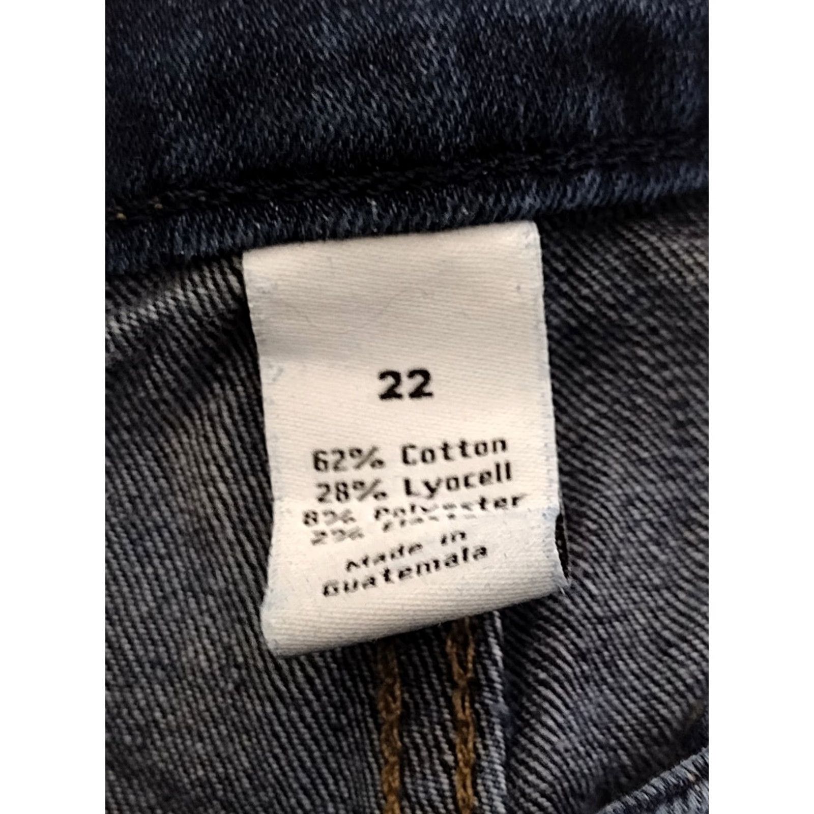 Vintage Unbranded Women's Jeans Dark Wash Denim Cotton Blend Size 22 Plus 5-Pocket Design High Rise Straight Blue Pants Womens Size 40" / US 18 - 6 Thumbnail