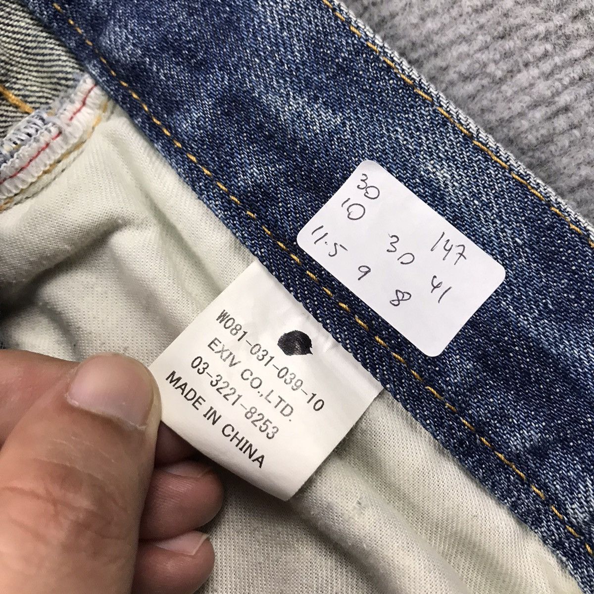 Japanese Brand DISTRESSED DENIM CO.LU JAPANESE JEANS PANTS 147 Size US 30 / EU 46 - 15 Thumbnail