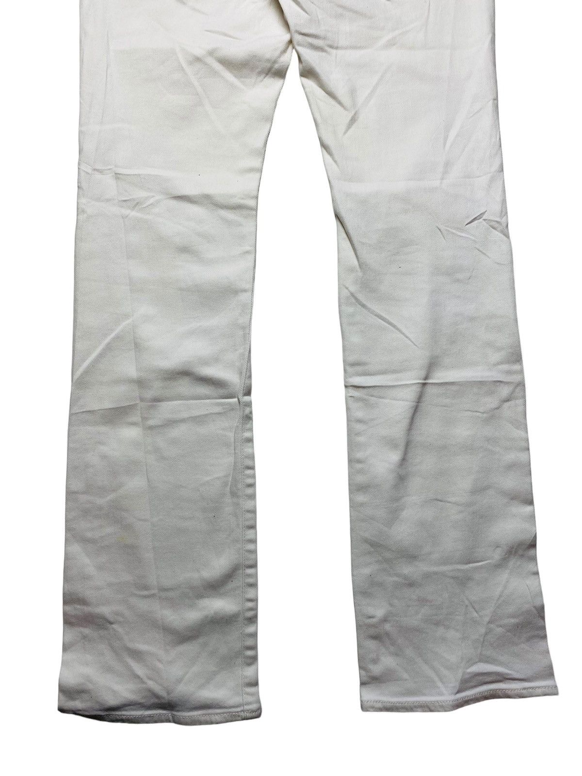 Japanese Brand 2000s 1 Piu 1 Ugale 3 - White Denim Pants Size US 29 - 6 Thumbnail