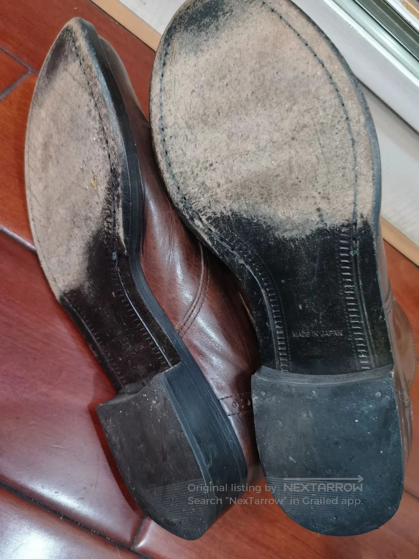 Japanese Brand embossed leather zip. Size US 8 / EU 41 - 7 Thumbnail