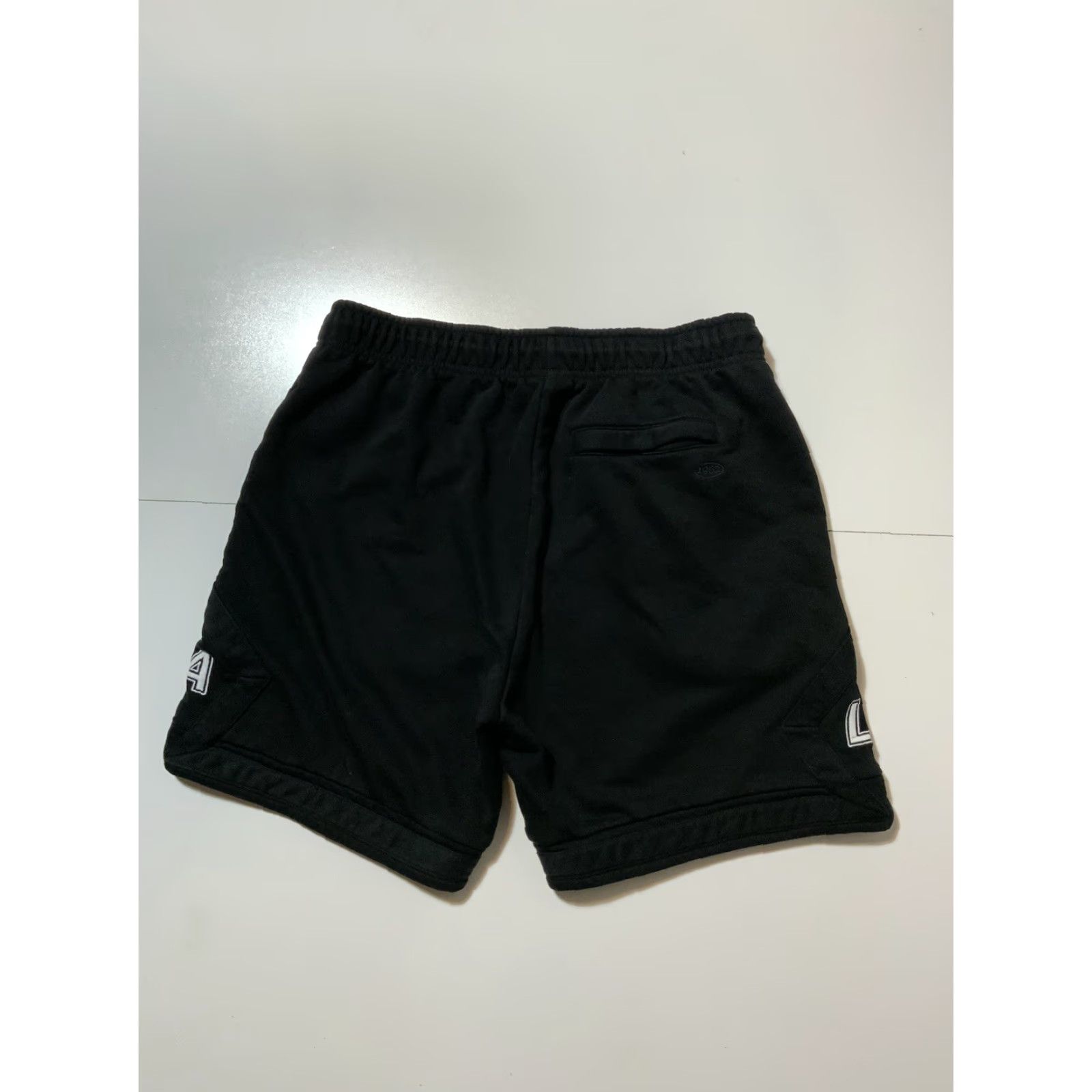 Vintage Fox LA Los Angeles Embroidered Black Terry Fleece 7” Inseam Varsity Sweat Shorts Mens L Embroidered Fox LA Black Terry Fleece Sweat Shorts Size US 33 - 4 Thumbnail