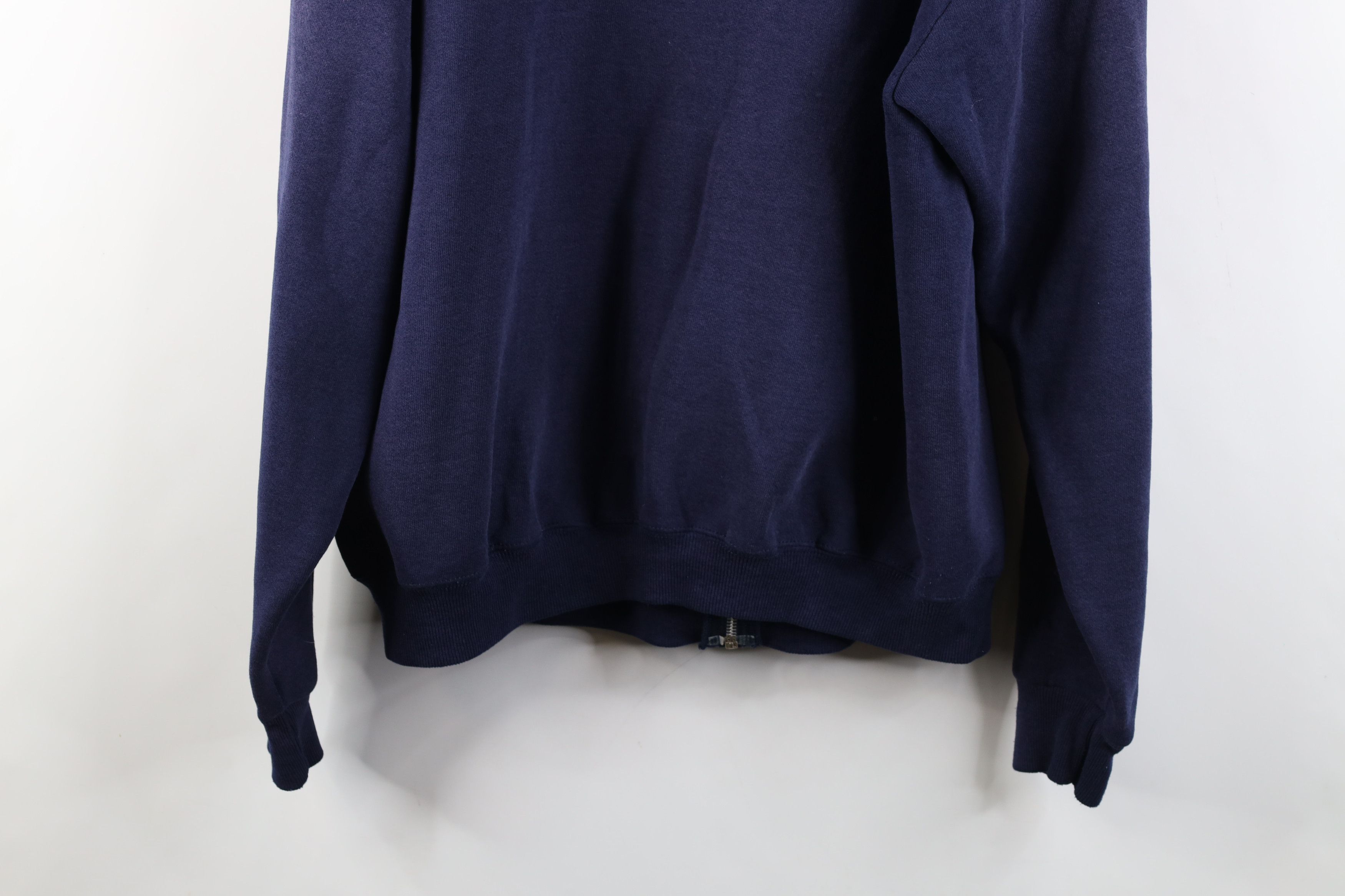 Vintage Vintage 90s Streetwear Blank Sun Faded Full Zip Hoodie USA Size US L / EU 52-54 / 3 - 15 Thumbnail