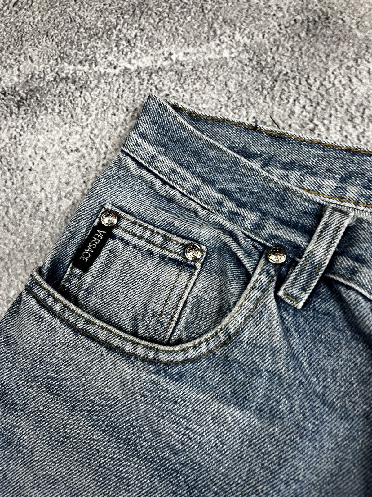 Versus Versace Versace denim pants vintage 90s Size US 32 / EU 48 - 4 Thumbnail