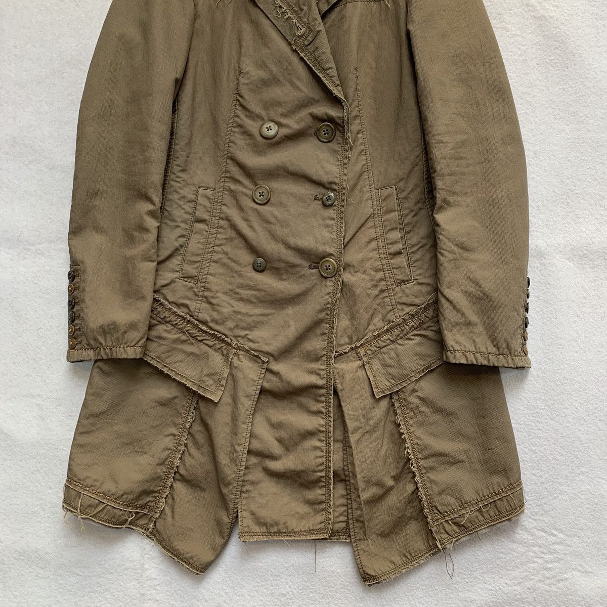 Marithe + Francois Girbaud Marithe Francois Girbaud Deconstructed Military Coat Size M / US 6-8 / IT 42-44 - 4 Thumbnail