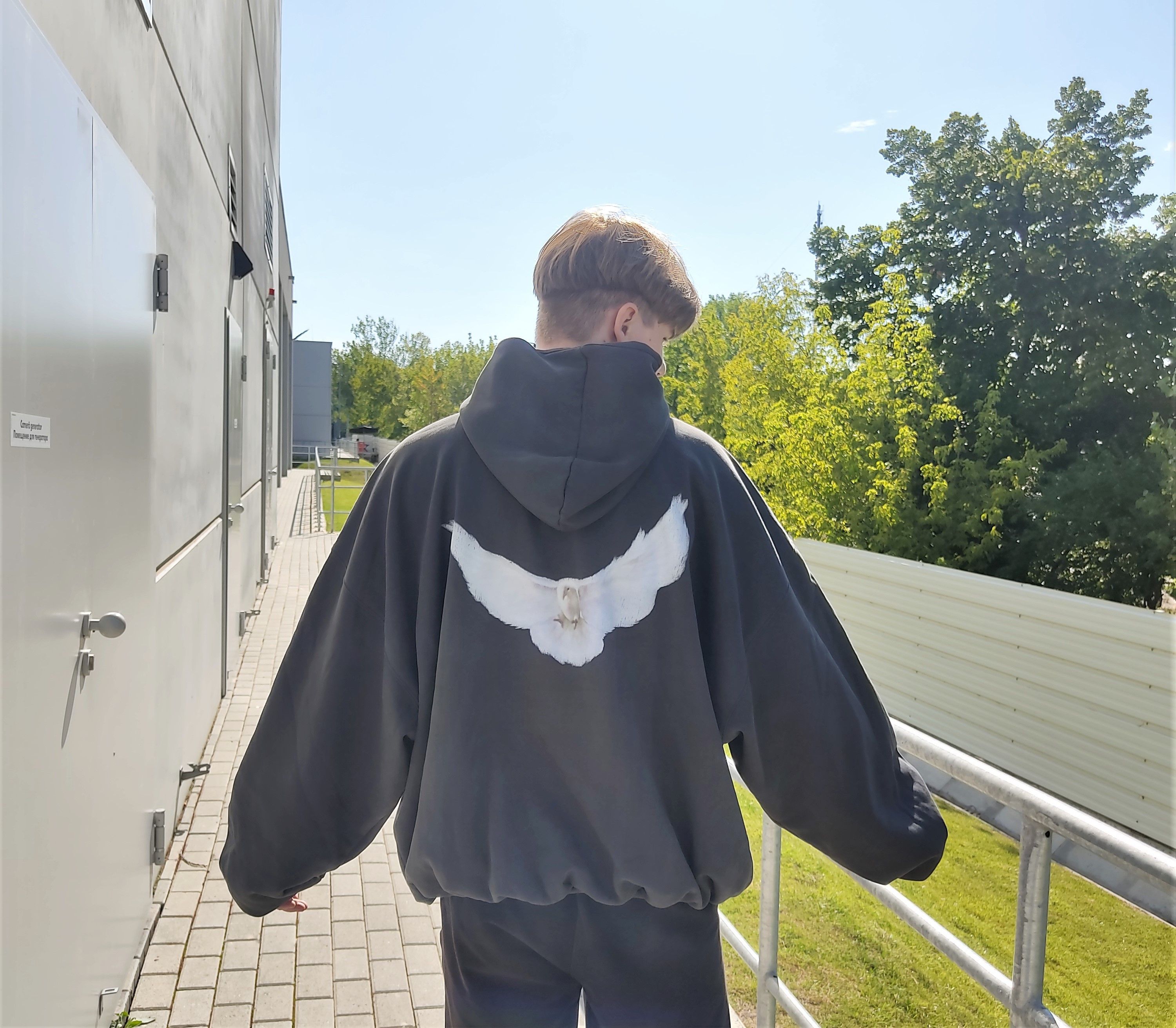 BNWT Yeezy Gap Balenciaga Dove Hoodie