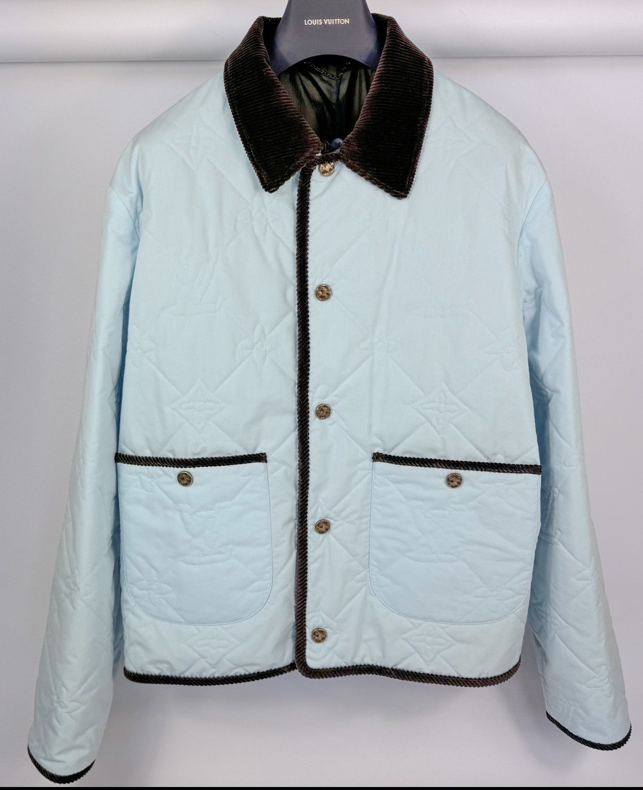 Louis Vuitton MONOGRAM PADDED JACKET 1AFPTY Size US XL / EU 56 / 4 - 1 Thumbnail