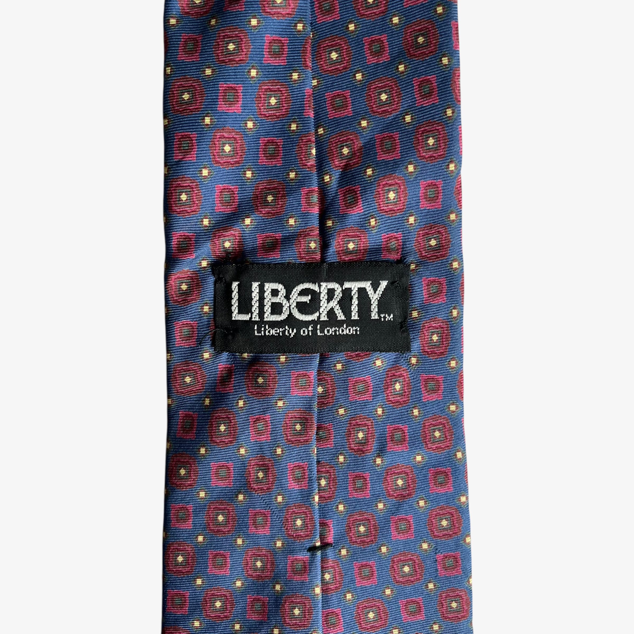 Liberty Vintage 90s Liberty Abstract Geometric Print Silk Tie Size ONE SIZE - 2 Thumbnail