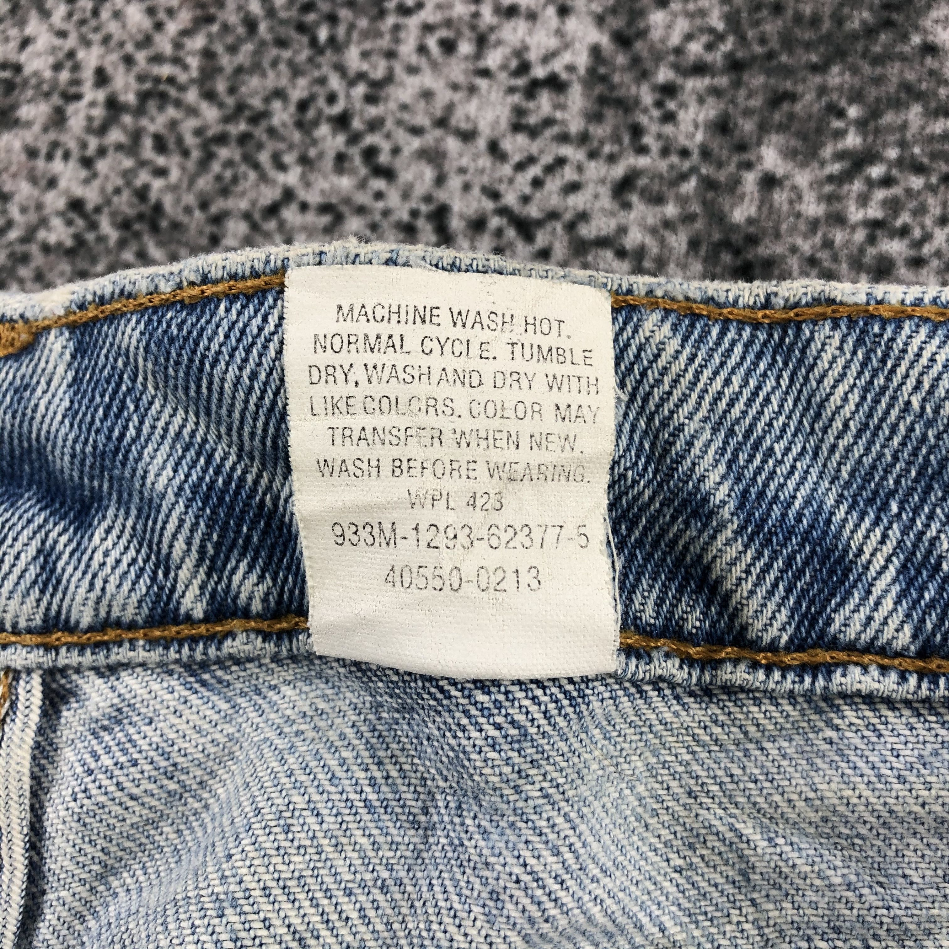 Levi's Vintage Levi's 550 Jeans Distress Orange Tab Denim KJ897 Size US 31 - 14 Thumbnail