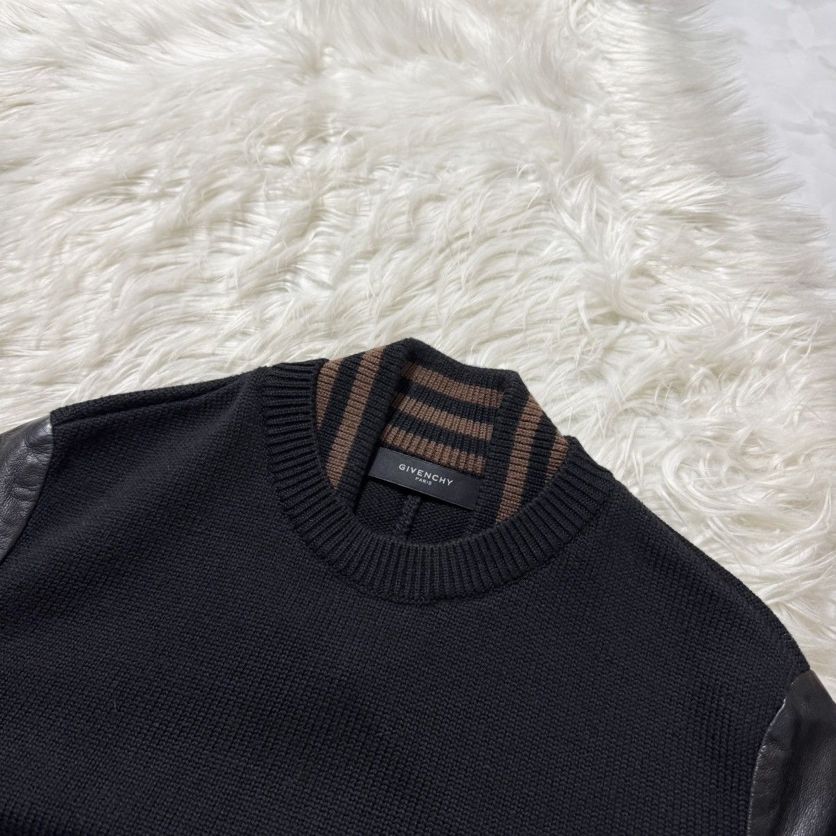 Givenchy Authentic masterpiece Givenchy leather sleeve knit jacket Size US S / EU 44-46 / 1 - 9 Thumbnail