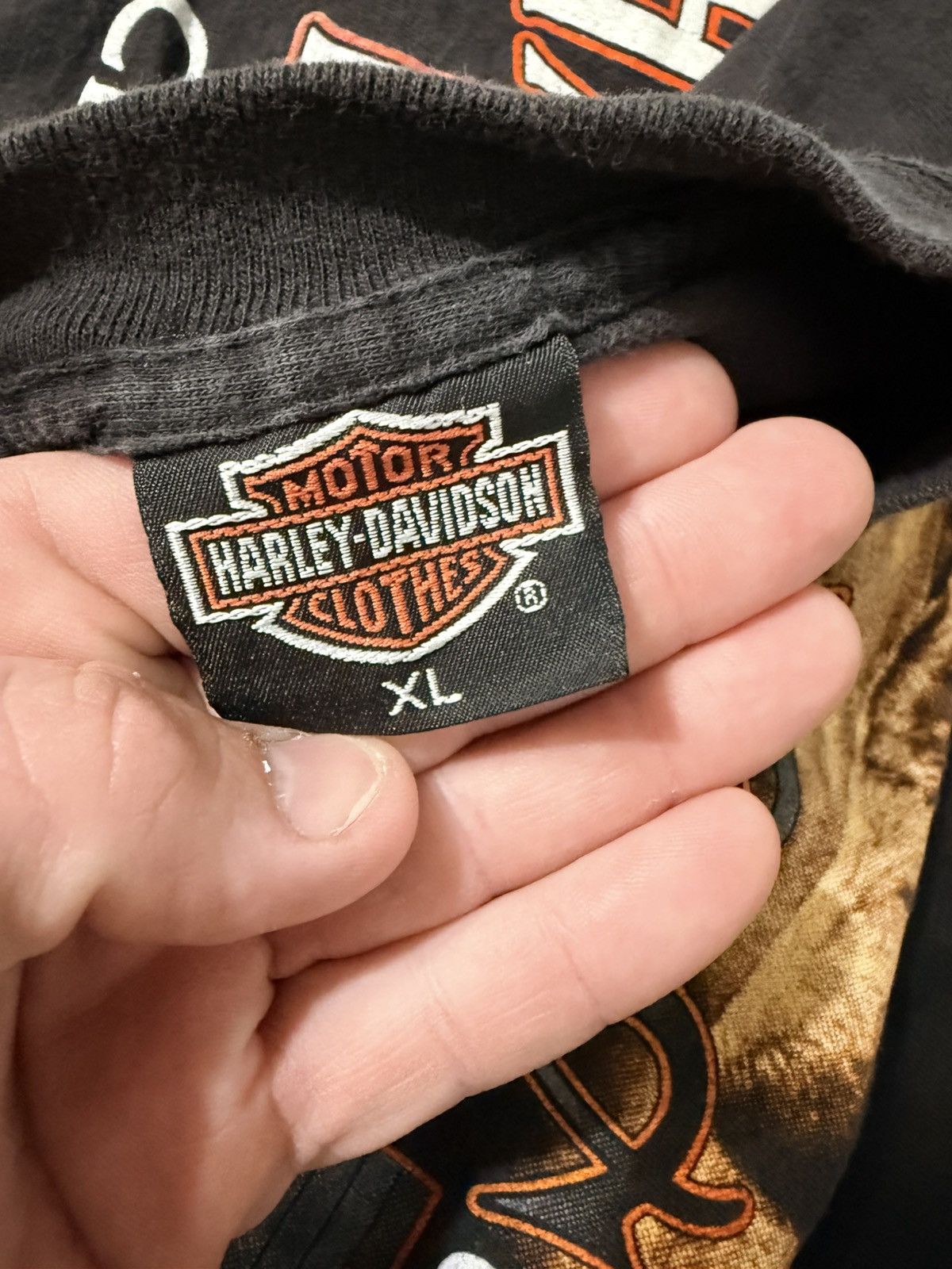 Harley Davidson Vintage Harley Davidson Sturgis Survivors 50th yr 3D Emblem Size US XL / EU 56 / 4 - 6 Thumbnail