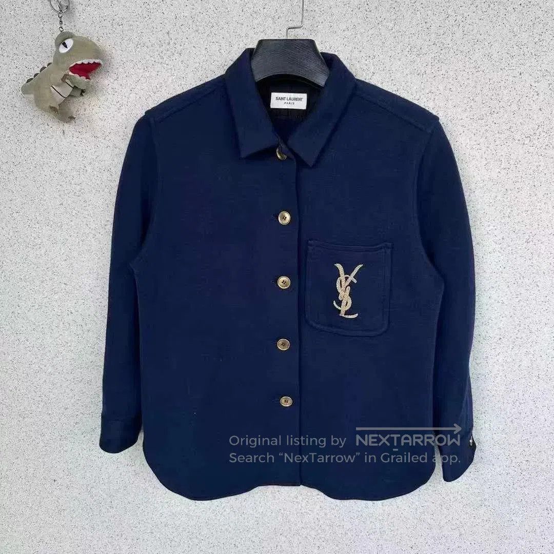Saint Laurent Paris Saint Laurent Napoleonic Officer Embroidered