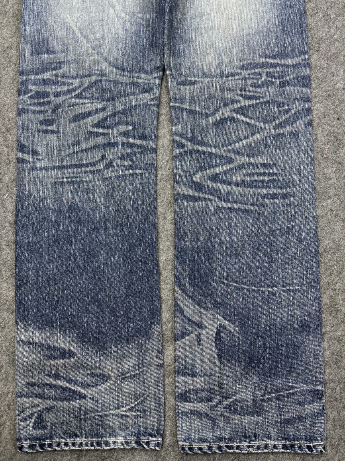 Edwin 💥Full Character X Distressed💥Edwin Distressed Denim F846 Size US 34 / EU 50 - 11 Thumbnail