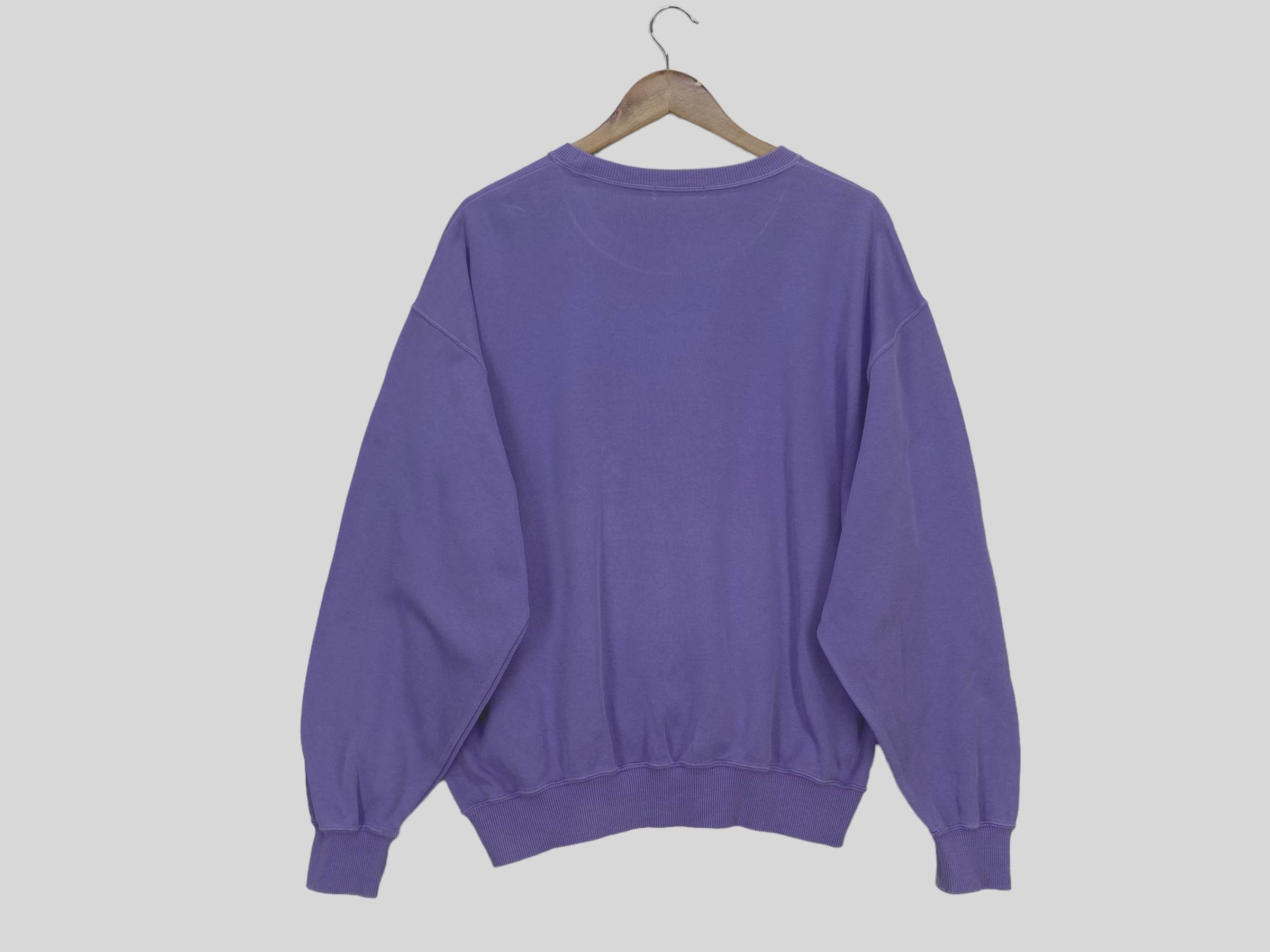 Lancel × Vintage Vintage Lancel Embroidered Sweatshirt 90s Designer Pullover Size US M / EU 48-50 / 2 - 2 Thumbnail