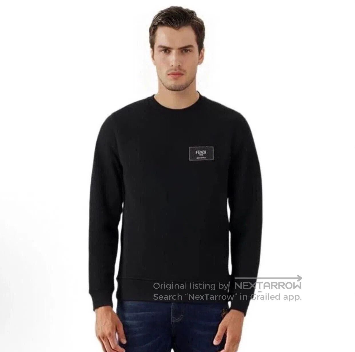 Fendi Fendi Black Logo Men's Long. Size US M / EU 48-50 / 2 - 2 Thumbnail