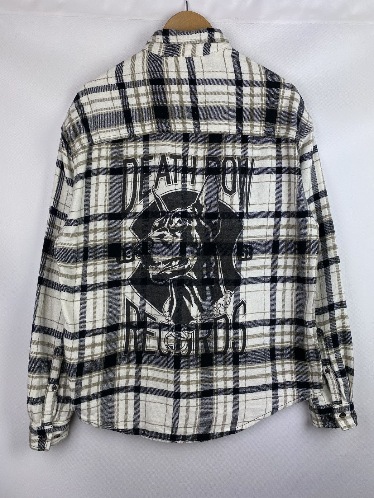 Death Row Records Death Row Records men’s flannel long sleeve shirt size M Size US M / EU 48-50 / 2 - 15 Thumbnail