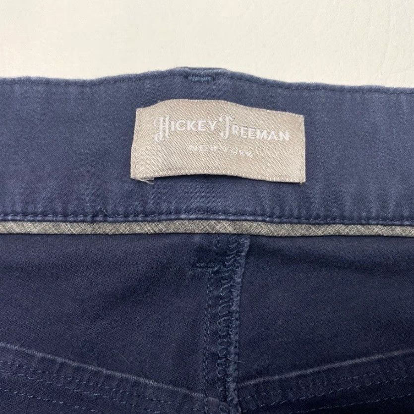 Vintage Hickey Freeman Chino Pants Men’s 34x30 Blue 5 Pocket Cotton Twill Jeans 8509 Size US 34 / EU 50 - 4 Thumbnail