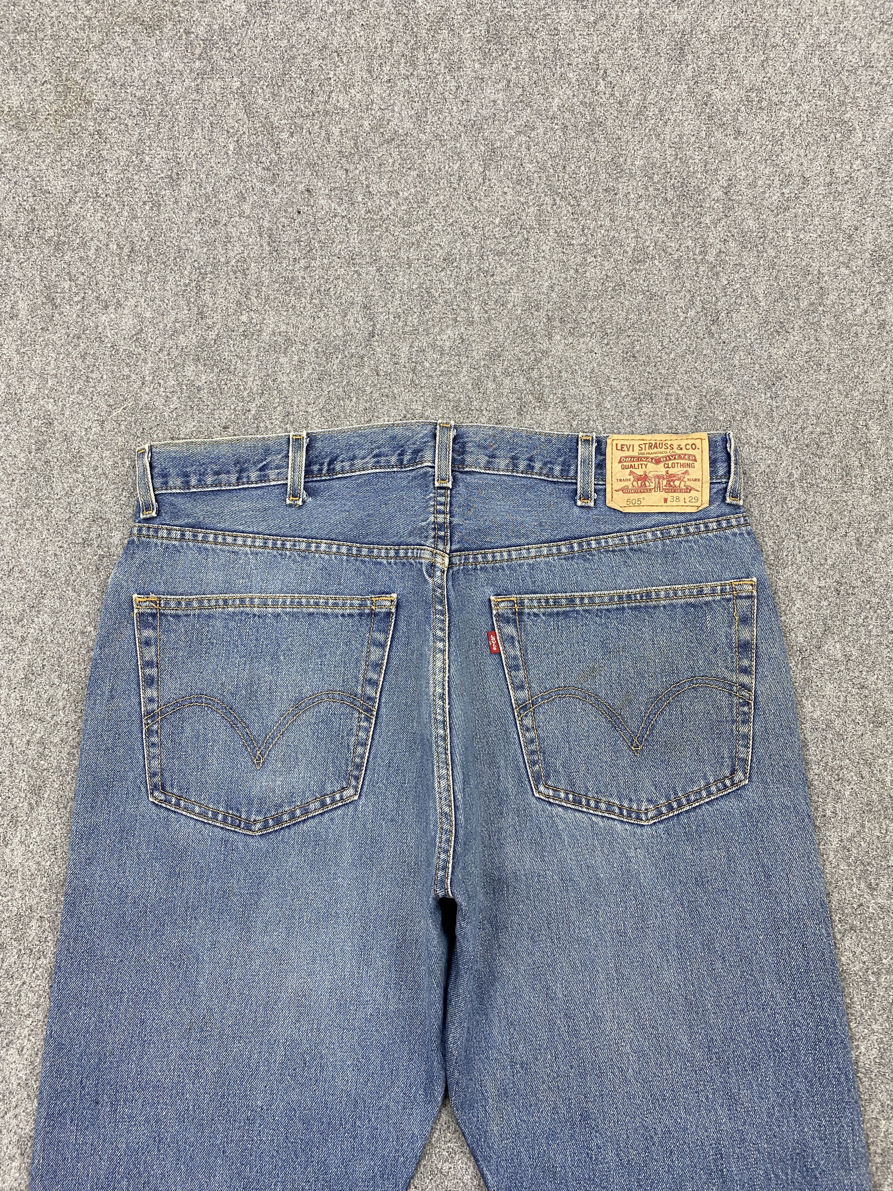 Levi's × Vintage Blue Denim Vintage Levi's 505 Jeans Size US 37 - 4 Thumbnail