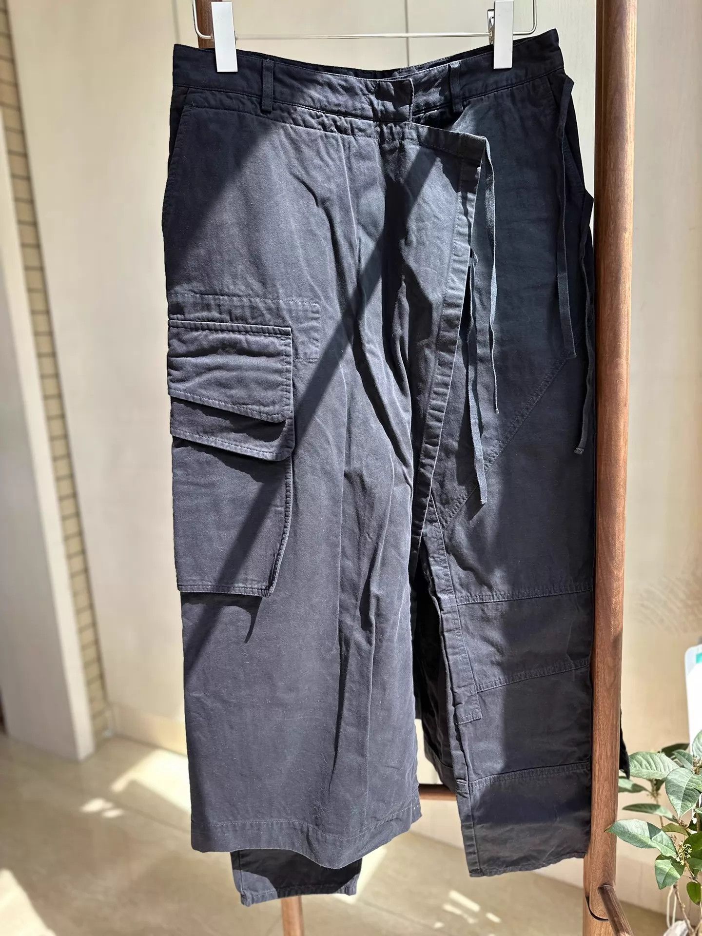 Dries Van Noten DVN Designer Runway Cotton Trousers 38 (95 New) Size 26" / US 2 / IT 38 - 2 Thumbnail