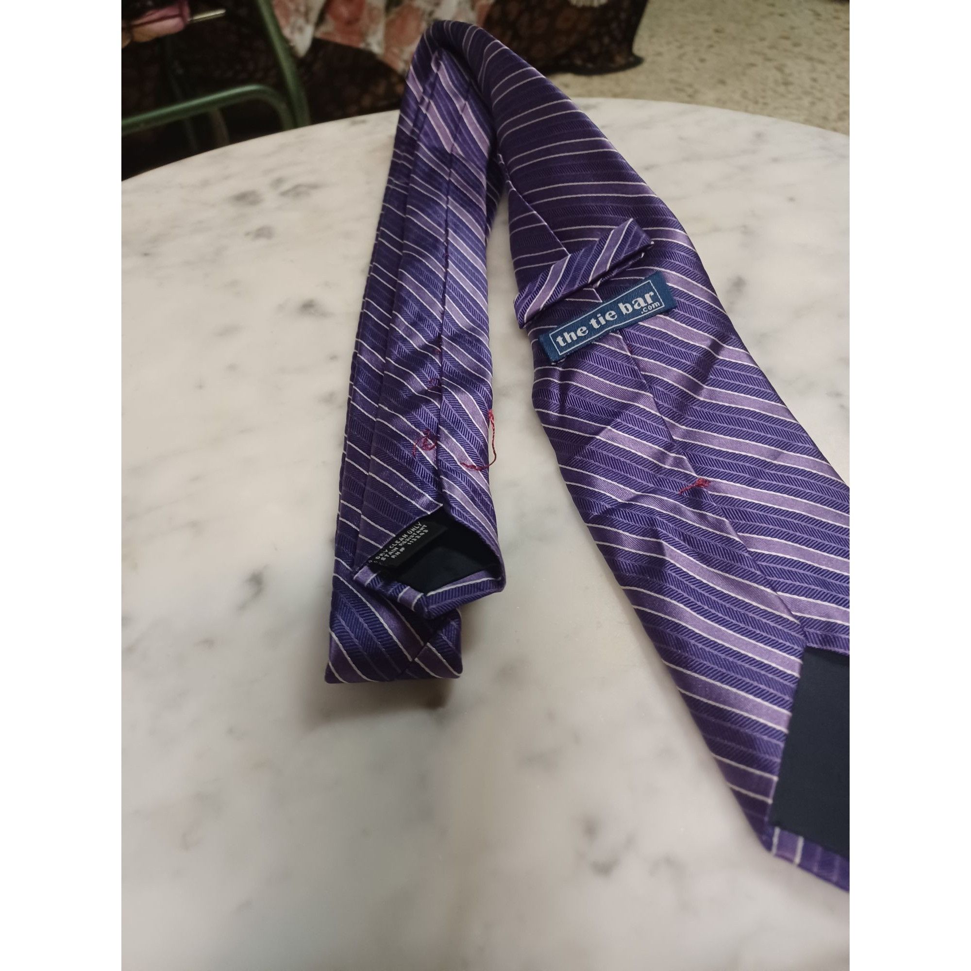 The Tie Bar The Tie Bar Men's 100% Silk Tie Shades of Purple & a Little Size ONE SIZE - 3 Thumbnail