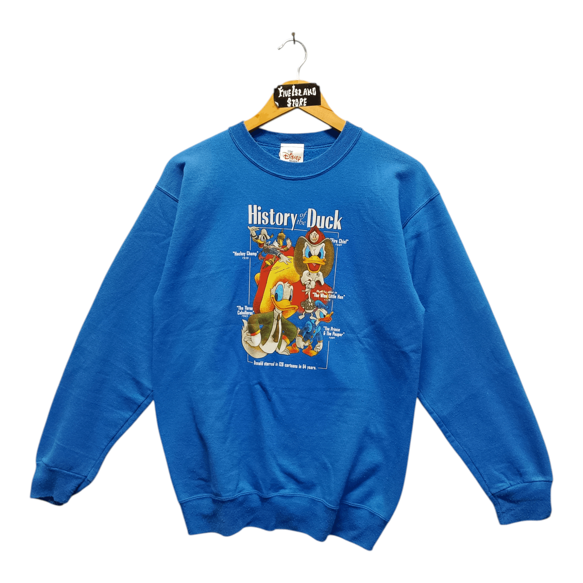 Disney Vintage Disney “History of the Duck” Donald Duck Sweatshirt Size US S / EU 44-46 / 1 - 1 Thumbnail