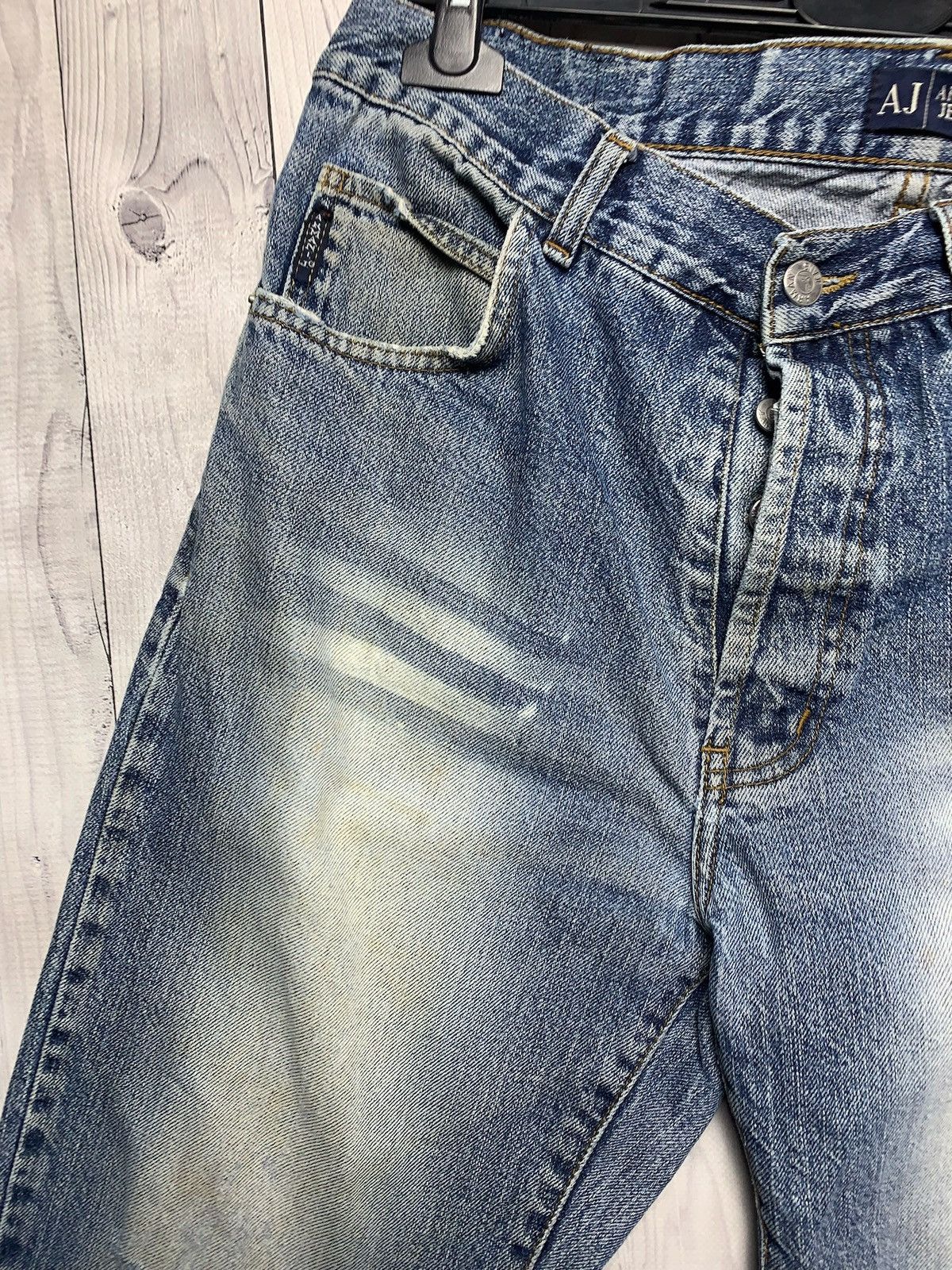 Armani × Giorgio Armani × Vintage Vintage Giorgio Armani jeans denim size 32 distressed Size US 32 / EU 48 - 6 Thumbnail