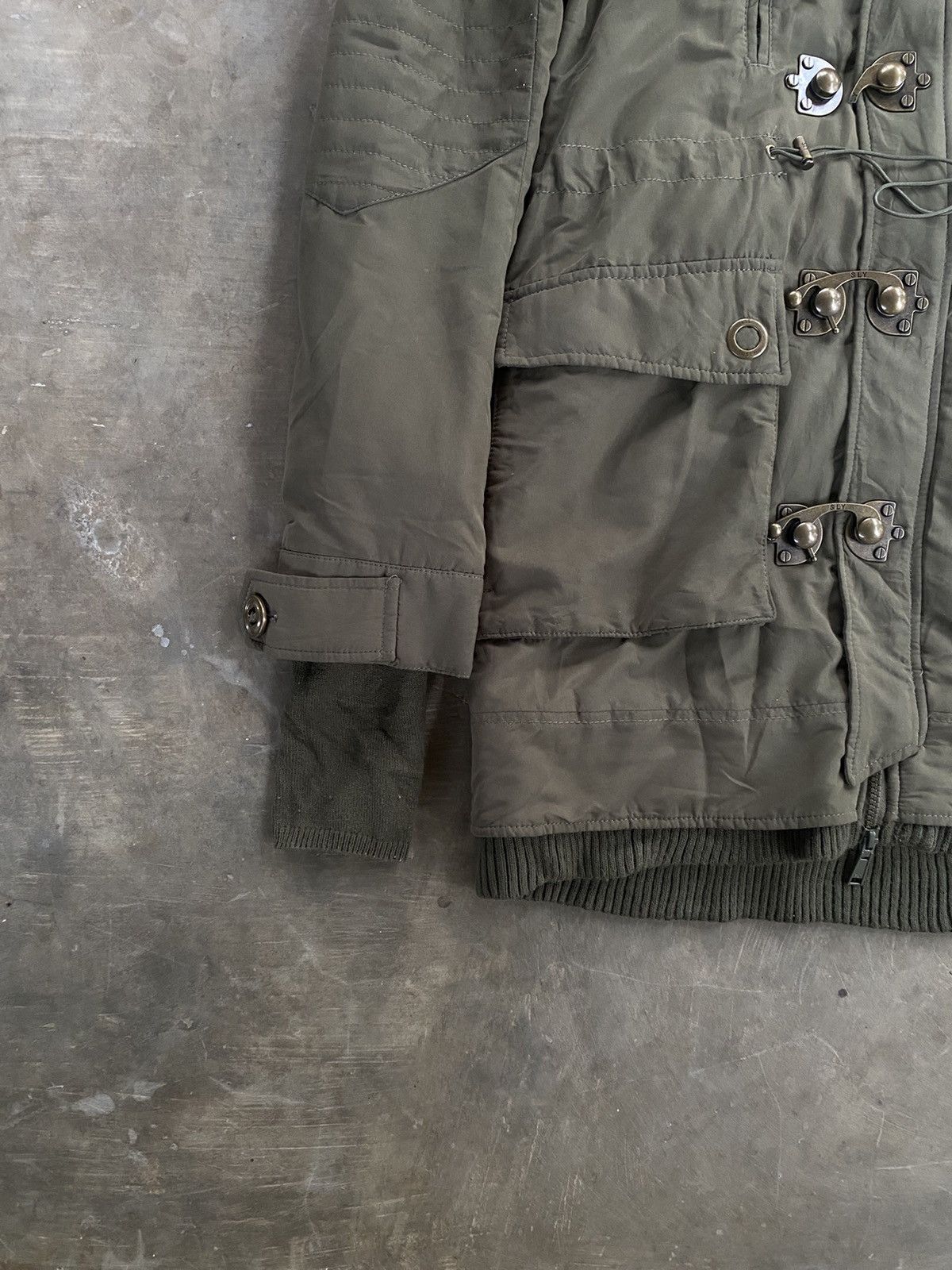 If Six Was Nine × Le Grande Bleu (L.G.B.) SLY MILITARY WINTERCOAT PARKA WITH FUR HOODIE Size US S / EU 44-46 / 1 - 2 Thumbnail