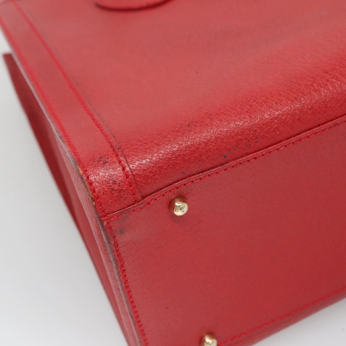 Gucci GUCCI Bamboo Hand Bag Leather Red Gold 002 2853 0260 0 Size ONE SIZE - 13 Thumbnail