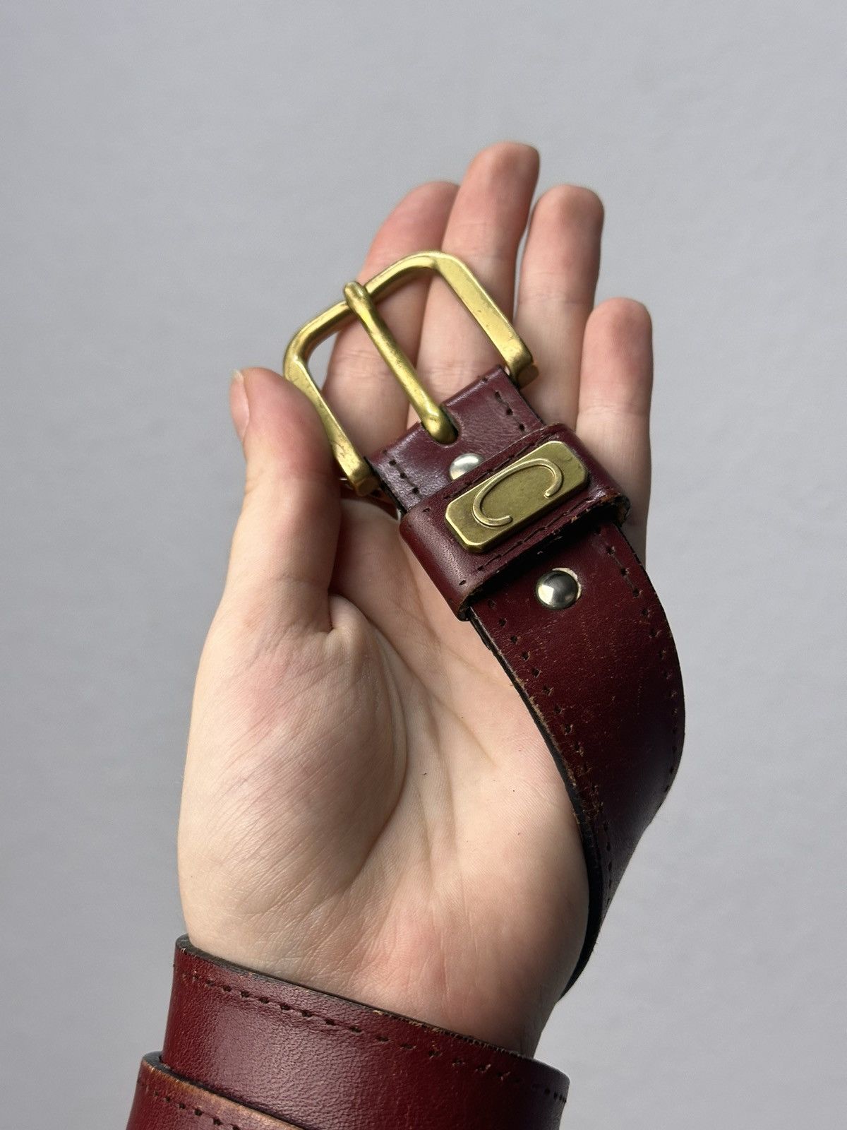 Other Vintage 90s Leather Belt Ifsixwasnine Hysteric Glamour Style Size ONE SIZE - 2 Thumbnail