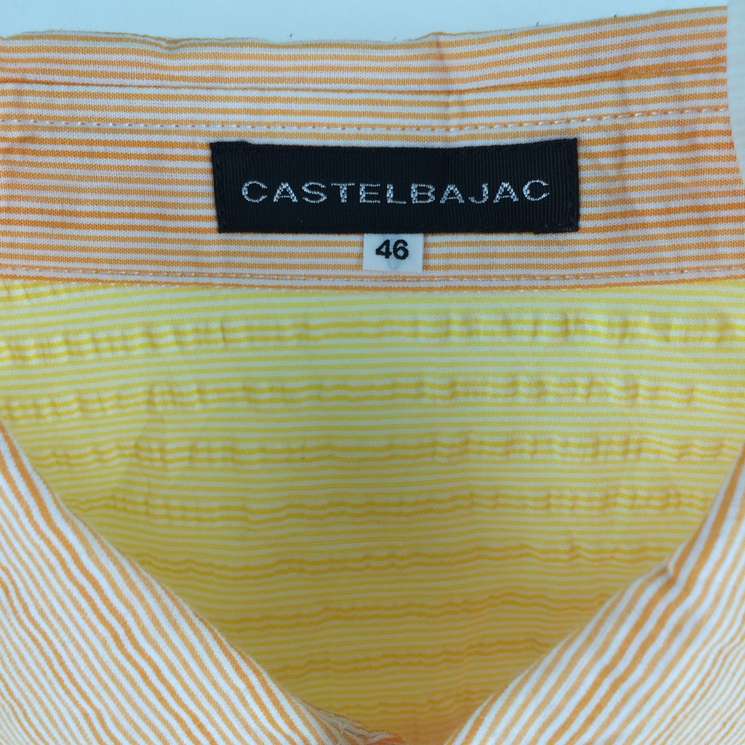 Designer × Jean Charles De Castelbajac × Vintage H40 CASTELBAJAC HYBRID STRIPED SHIRT Size US M / EU 48-50 / 2 - 4 Thumbnail