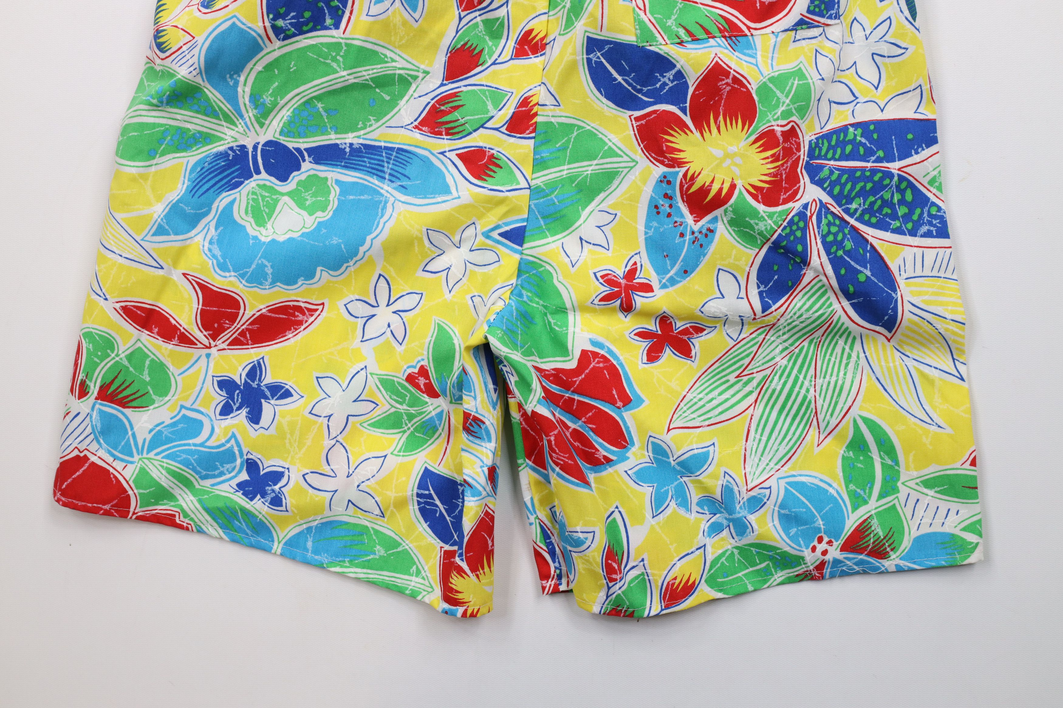 Vintage Deadstock Vintage 70s Streetwear Flower Surfing Shorts USA Size US 32 / EU 48 - 11 Thumbnail