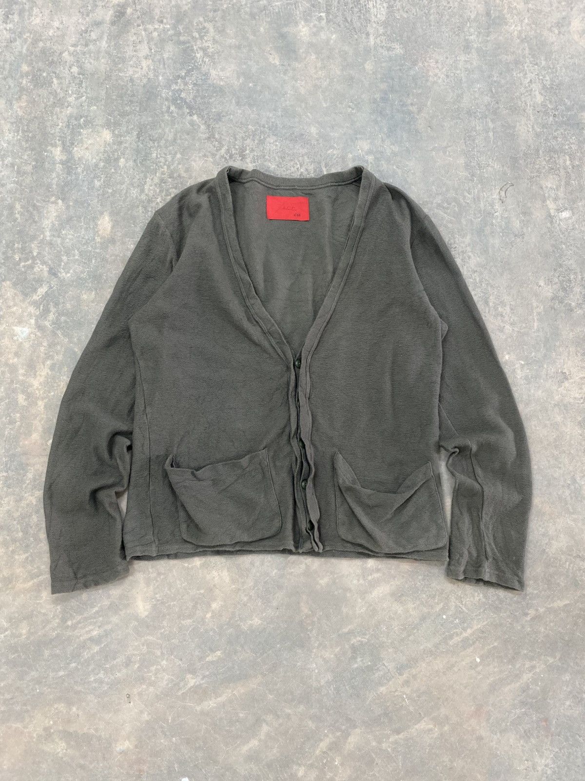 Japanese Brand ACC JAPAN MILITARY BOXY CROP CARDIGAN Size US S / EU 44-46 / 1 - 1 Thumbnail