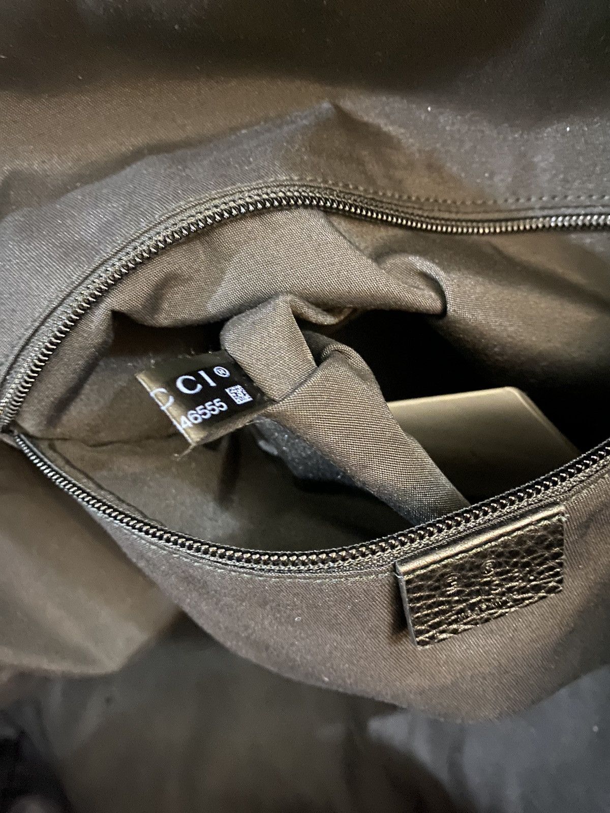 Gucci Gucci 🇮🇹 Nero GG kanvas/leather carry all bowler unisex NEW Size ONE SIZE - 19 Thumbnail