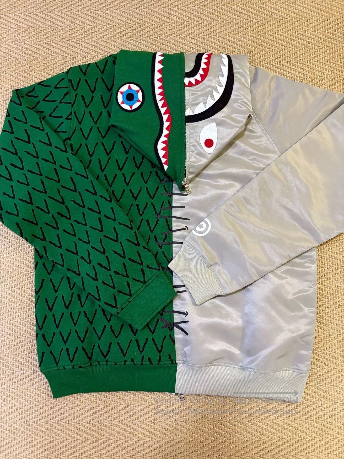 Bape Bape x Ambush Spliced Shark Hoodie. Size US M / EU 48-50 / 2 - 2 Thumbnail