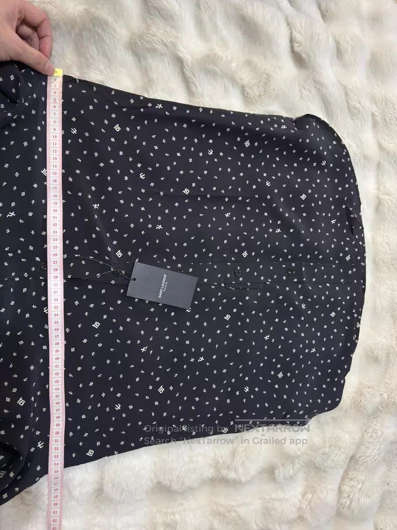 Saint Laurent Paris Saint Laurent Paris size 39 Symbol Pure Silk Shirt Size US M / EU 48-50 / 2 - 8 Thumbnail