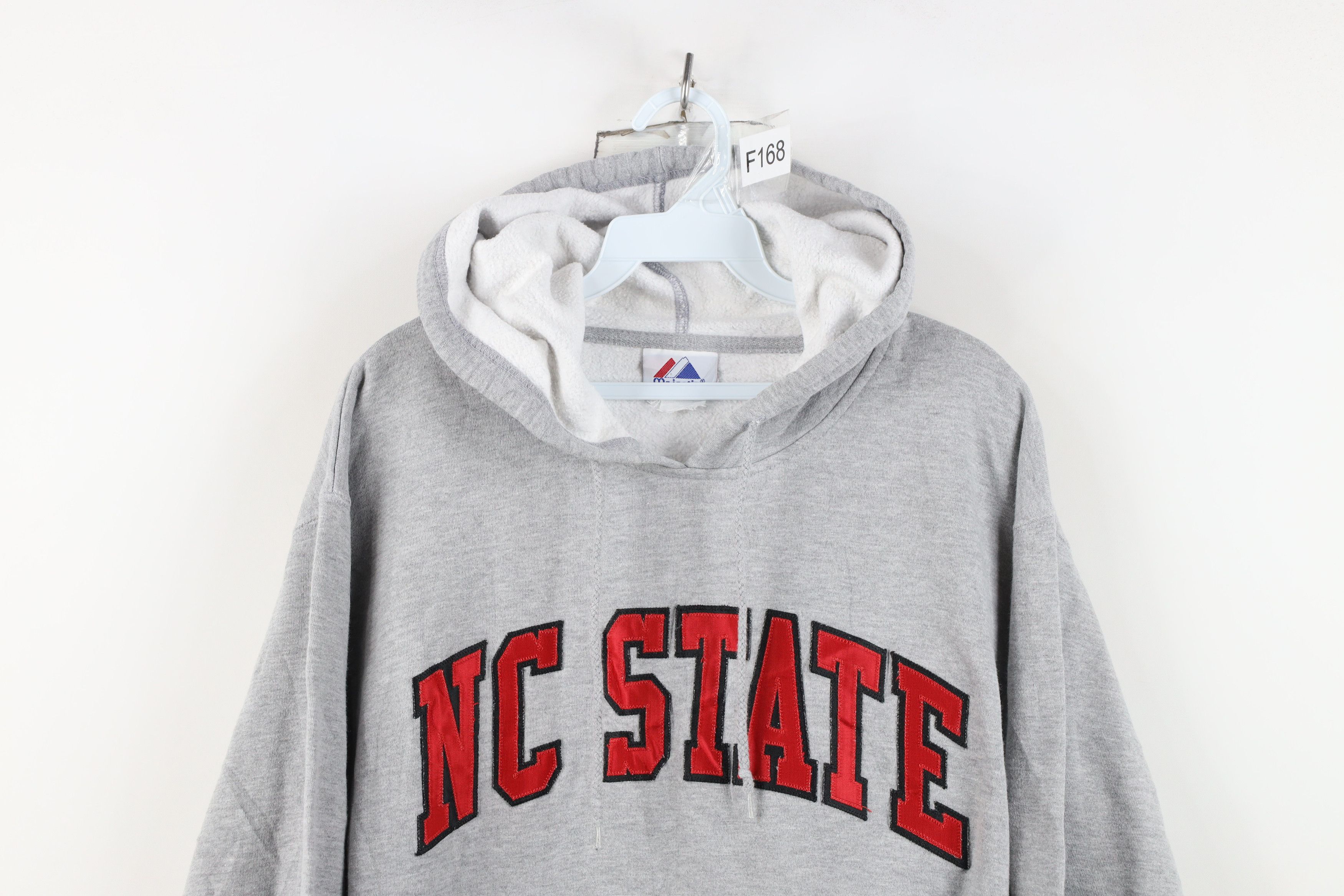 Majestic Vintage 90s Majestic North Carolina State University Hoodie Size US M / EU 48-50 / 2 - 2 Thumbnail