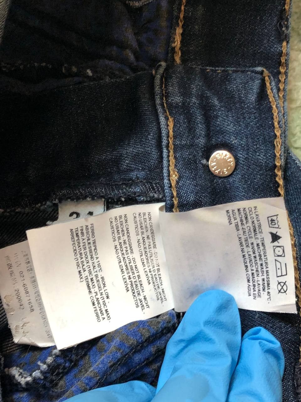 Miss Sixty Miss Sixty jeans blue vintage crazy Y2K made in Italy Size 29" - 7 Thumbnail