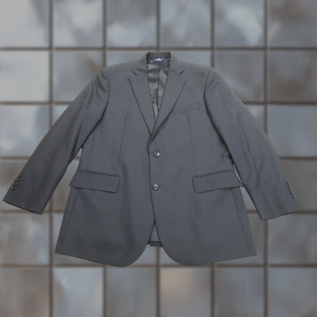 Brooks Brothers VINTAGE? (No) Brooks Brothers 346 Suit Blazer Mens 43R Black Wool Stretch 2 Button Jacket Size 46R - 1 Thumbnail