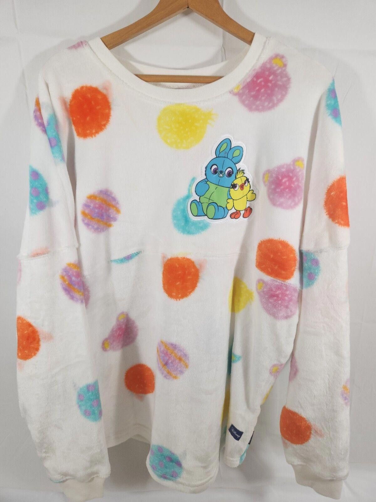 Designer Disney Spirit Adult XL White Fuzzy Sulley Ducky Red Fleece Size ONE SIZE - 3 Thumbnail