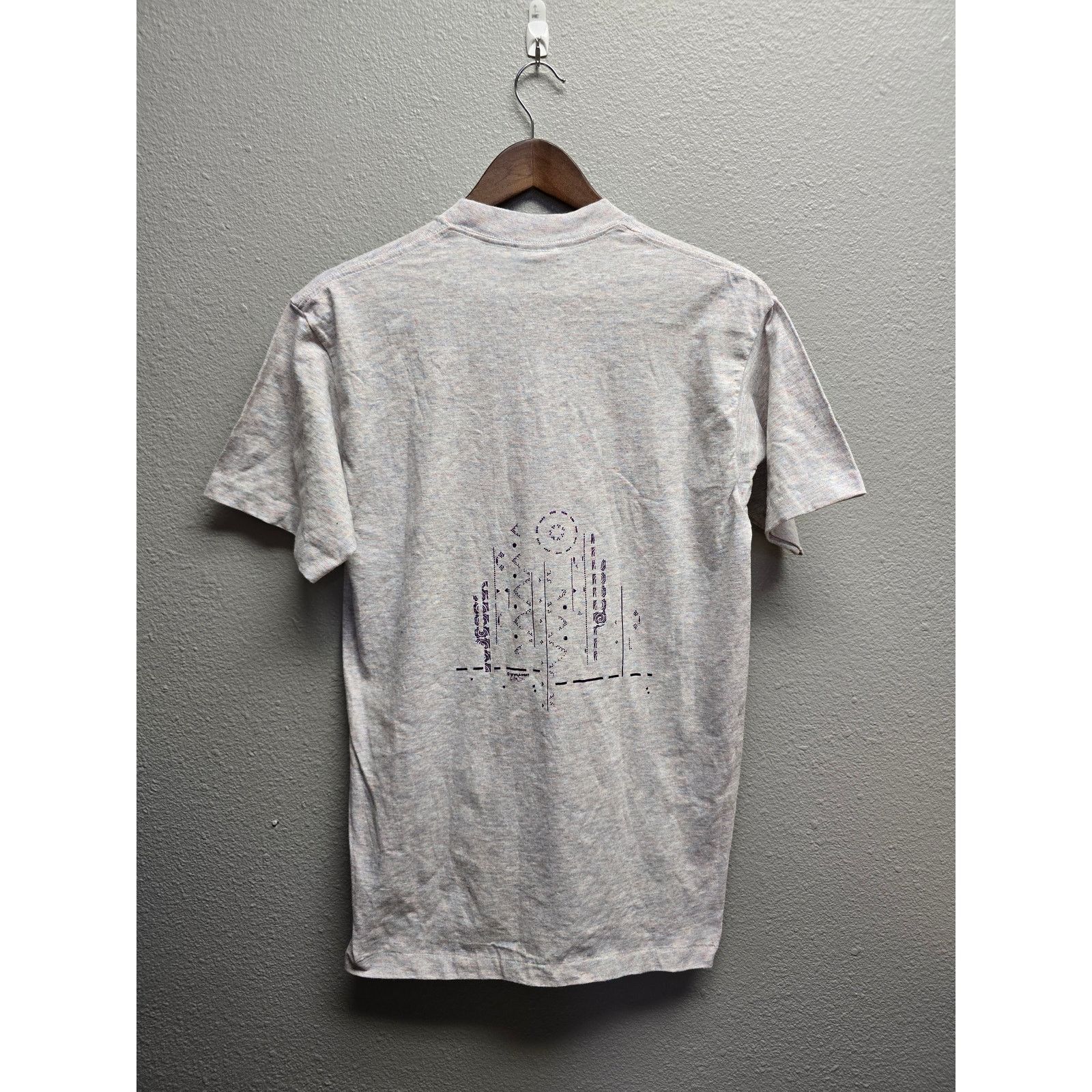 Vintage Vintage Test Print Shirt Geometric Graphic 90s Tee M Size US M / EU 48-50 / 2 - 1 Thumbnail