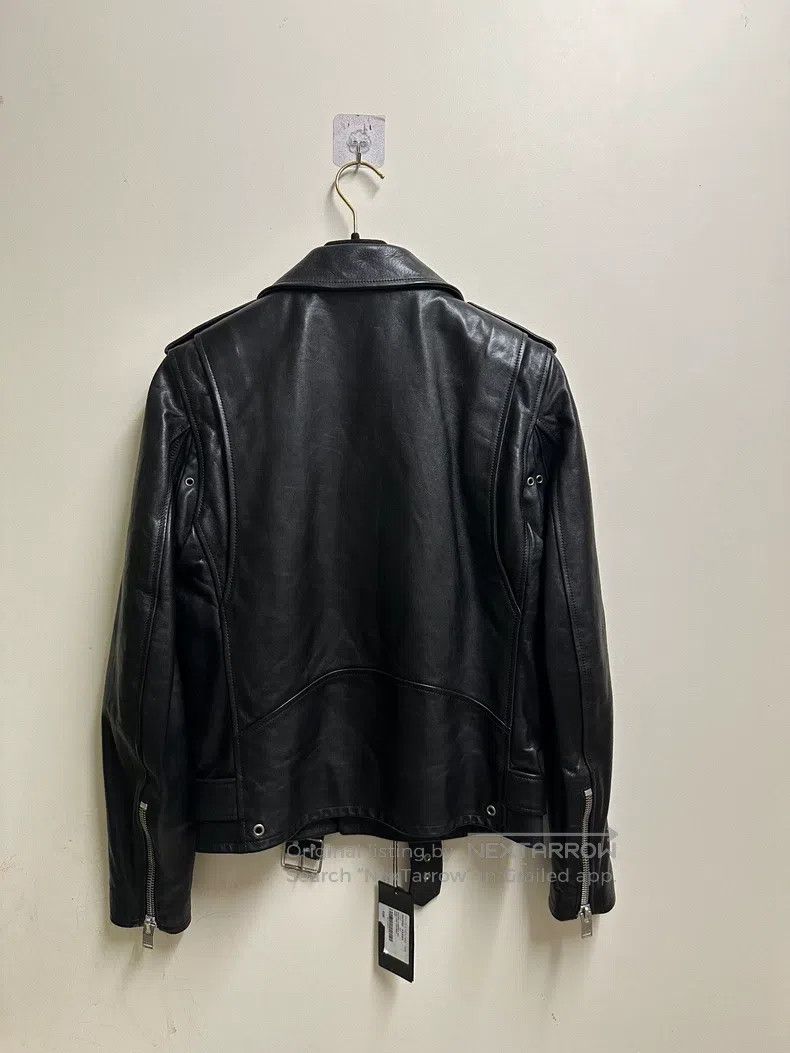 Saint Laurent Paris Saint Laurent Paris Black motorcycle leather jacket Size M / US 6-8 / IT 42-44 - 2 Thumbnail