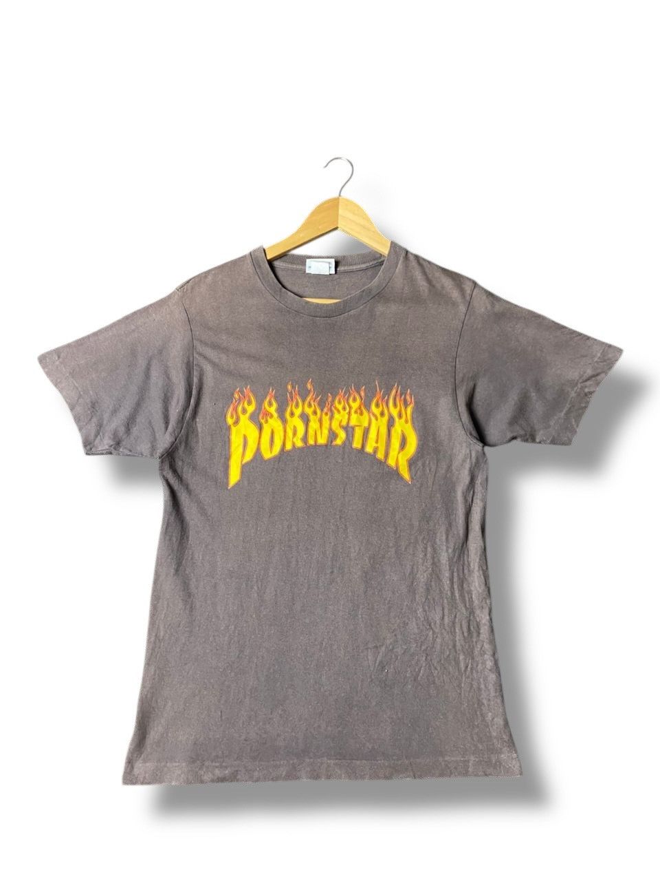 Thrasher Vintage 90’s Pornstar + Thrasher Tshirt (172) Size US M / EU 48-50 / 2 - 2 Thumbnail