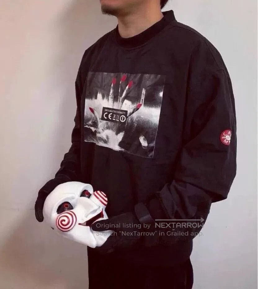 Cav Empt Cav Empt graphic black sweatshirt in large. Size US L / EU 52-54 / 3 - 7 Thumbnail