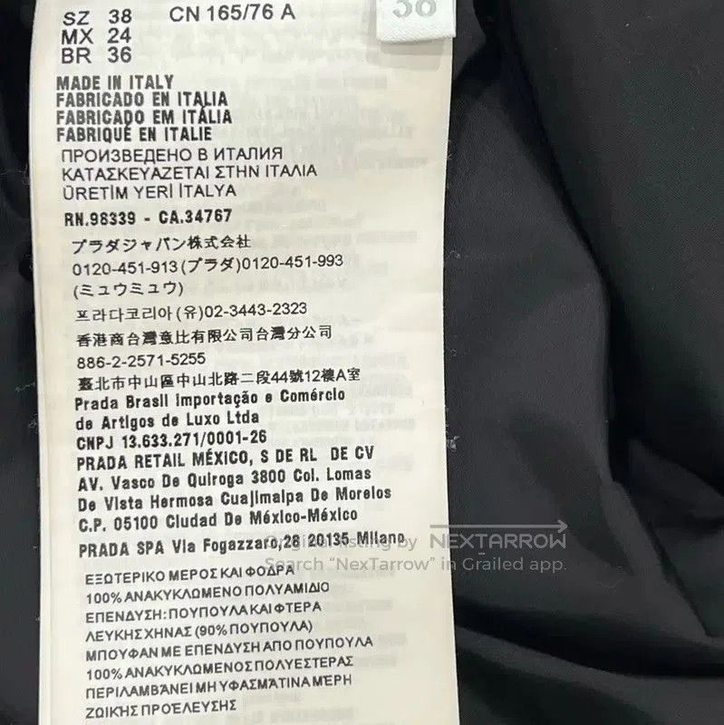 Miu Miu Miu Miu Winter Black Cotton Down Jacket . Size S / US 4 / IT 40 - 8 Thumbnail